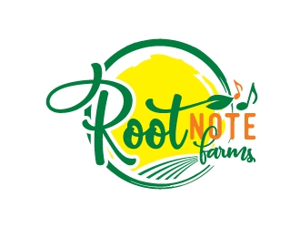 Root Note Farms logo design by jishu