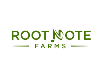 Root Note Farms logo design by tejo
