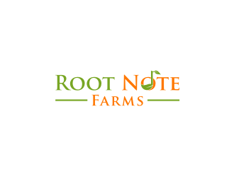 Root Note Farms logo design by mbamboex
