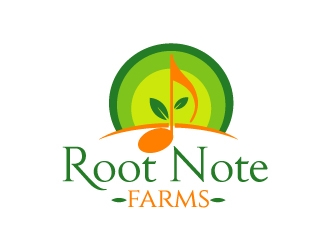 Root Note Farms logo design by yans