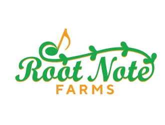 Root Note Farms logo design by Roma