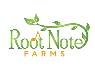 Root Note Farms logo design by Roma