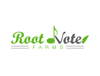 Root Note Farms logo design by czars