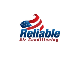 Reliable Air Conditioning logo design by jhanxtc
