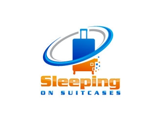 Sleeping On Suitcases logo design by uttam