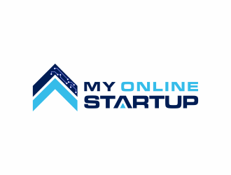 My Online Startup logo design by ammad