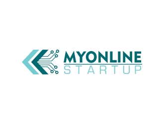 My Online Startup logo design by DanizmaArt