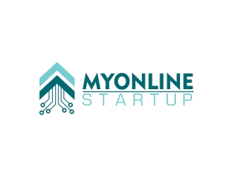 My Online Startup logo design by DanizmaArt