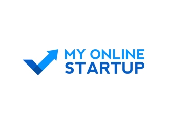 My Online Startup logo design by Kebrra