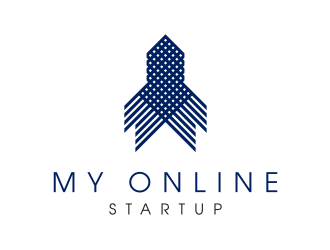 My Online Startup logo design by Landung