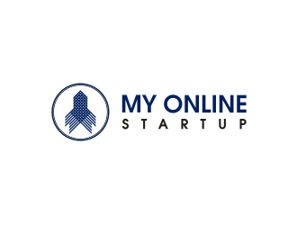 My Online Startup logo design by Landung