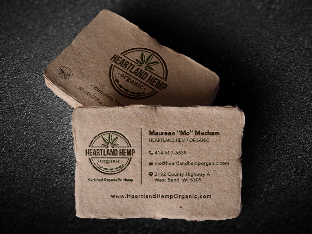 Heartland Hemp Organic logo design by KHAI