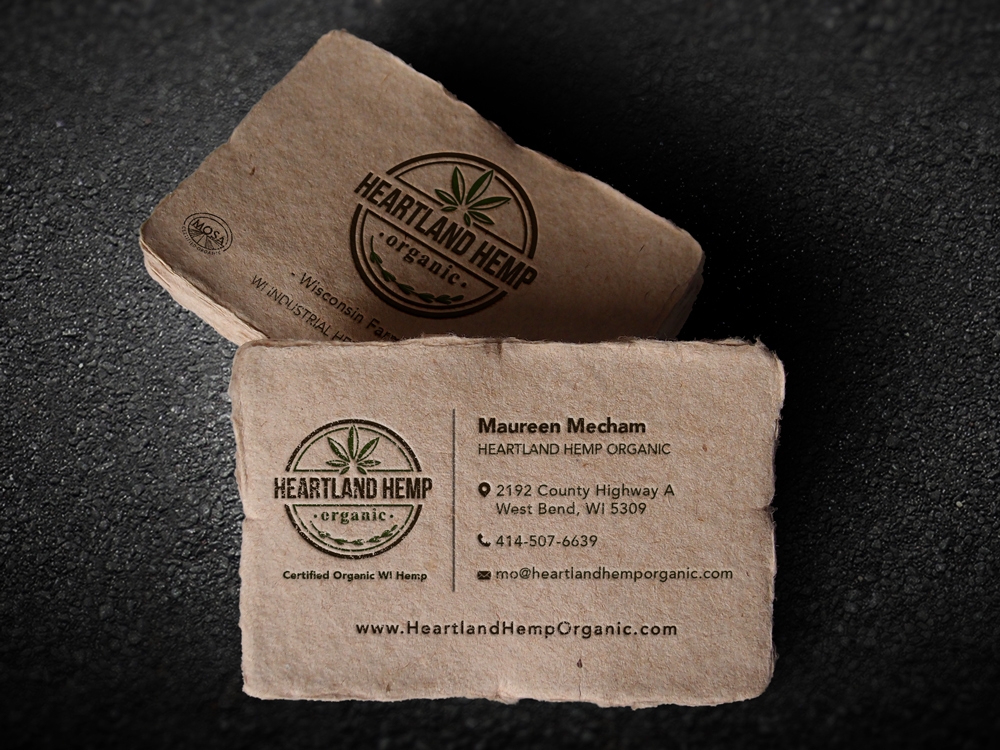 Heartland Hemp Organic logo design by KHAI