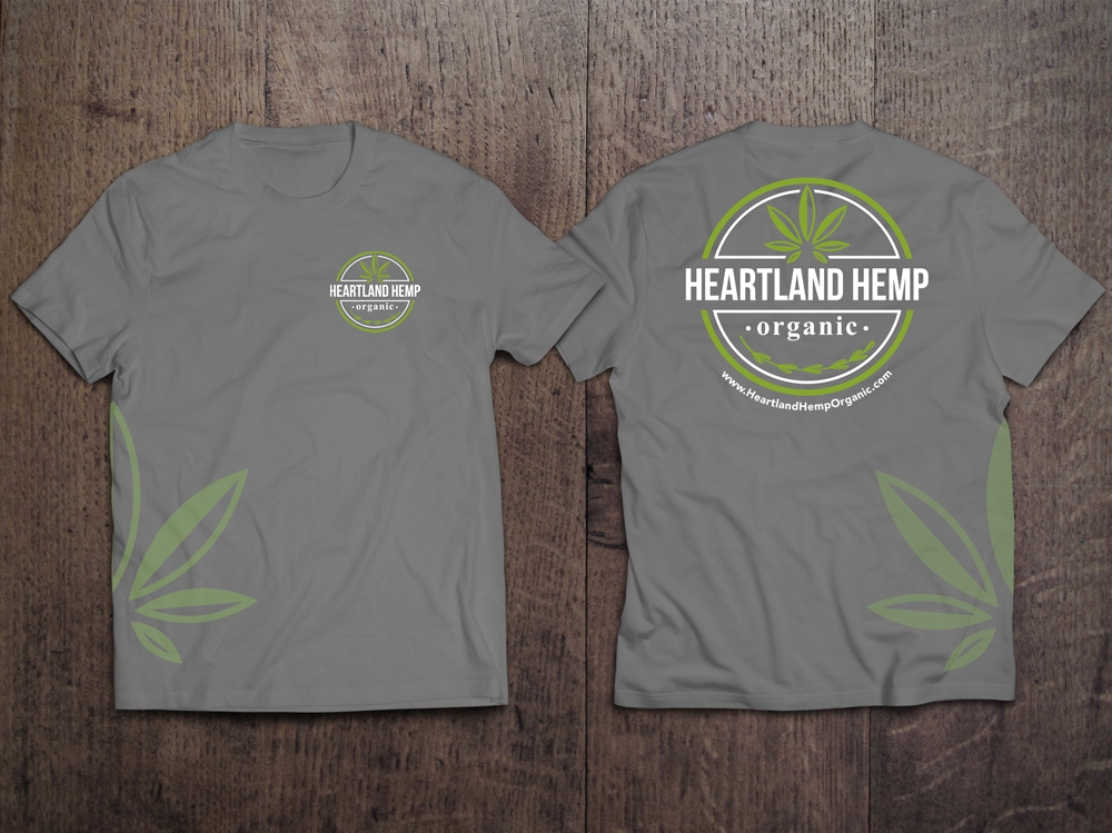 Heartland Hemp Organic logo design by KHAI