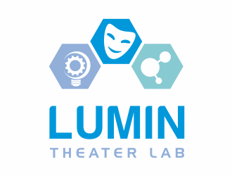 (lumin)theater lab logo design by up2date