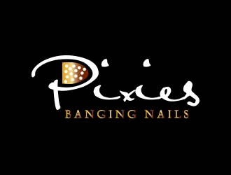 Pixies Banging Nails logo design by shernievz