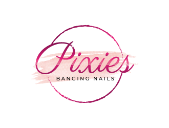 Pixies Banging Nails logo design by crazher