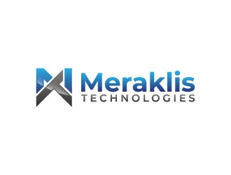 Meraklis Technologies logo design by pixalrahul