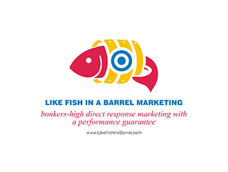 Like Fish In a Barrel Marketing logo design by logosmith