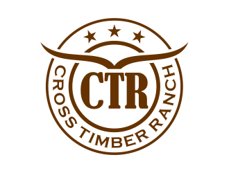 Cross Timber Ranch - CTR logo design by cintoko