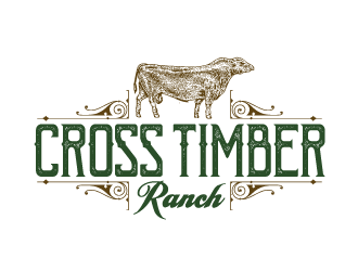 Cross Timber Ranch - CTR logo design by Ultimatum