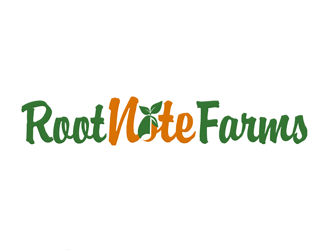 Root Note Farms logo design by megalogos