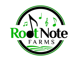 Root Note Farms logo design by jaize