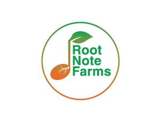 Root Note Farms logo design by dhika