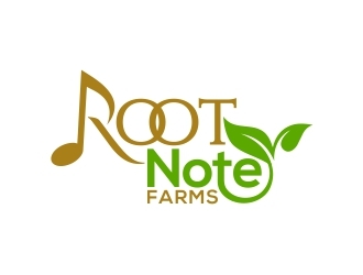 Root Note Farms logo design by b3no