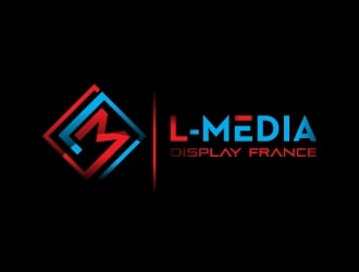 L-MEDIA Display France logo design by jishu