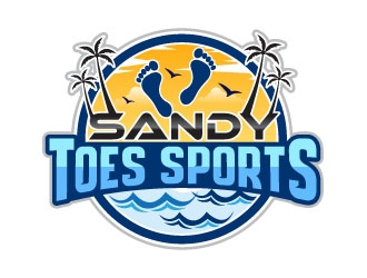 Sandy toes sports logo design by arwin21