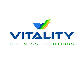 Vitality Business Solutions logo design by 3Dlogos