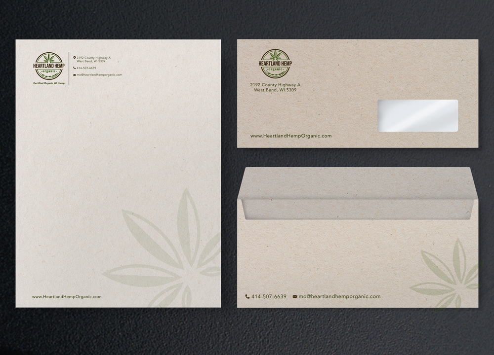 Heartland Hemp Organic logo design by KHAI