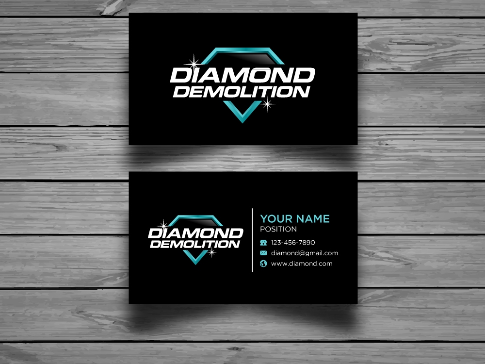 DIAMOND DEMOLITION logo design by labo
