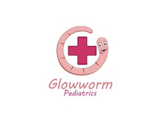 Glowworm Pediatrics logo design by Artdarkah