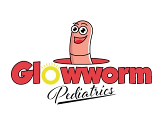 Glowworm Pediatrics logo design by gogo