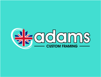 Adams Custom Framing logo design by cintoko