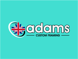 Adams Custom Framing logo design by cintoko