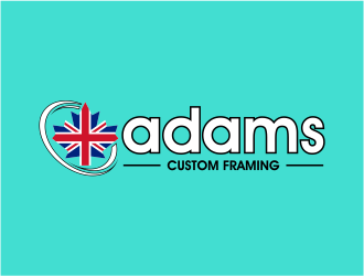 Adams Custom Framing logo design by cintoko