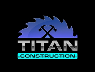 Titan Construction  logo design by chemobali