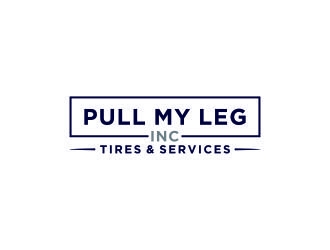 Pull My Leg, Inc. Tires & Services logo design by bricton