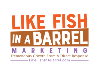Like Fish In a Barrel Marketing logo design by Dakon