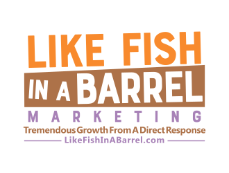 Like Fish In a Barrel Marketing logo design by Dakon