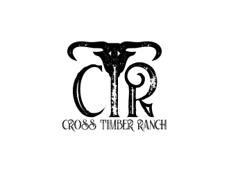 Cross Timber Ranch - CTR logo design by FirmanGibran