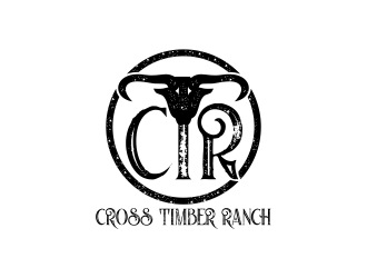 Cross Timber Ranch - CTR logo design by FirmanGibran