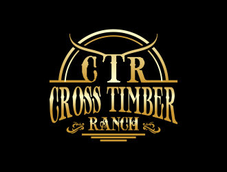Cross Timber Ranch - CTR logo design by kopipanas