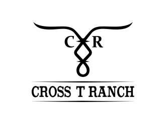 Cross Timber Ranch - CTR logo design by Danny19
