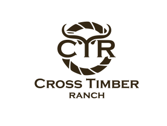 Cross Timber Ranch - CTR logo design by serprimero