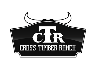 Cross Timber Ranch - CTR logo design by kunejo