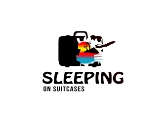 Sleeping On Suitcases logo design by bougalla005